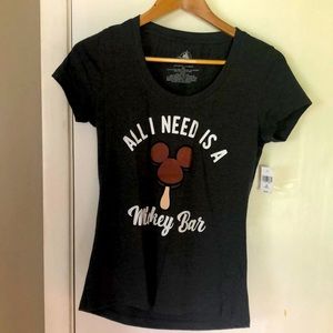 Disney scoop neck T shirt. NWT XS